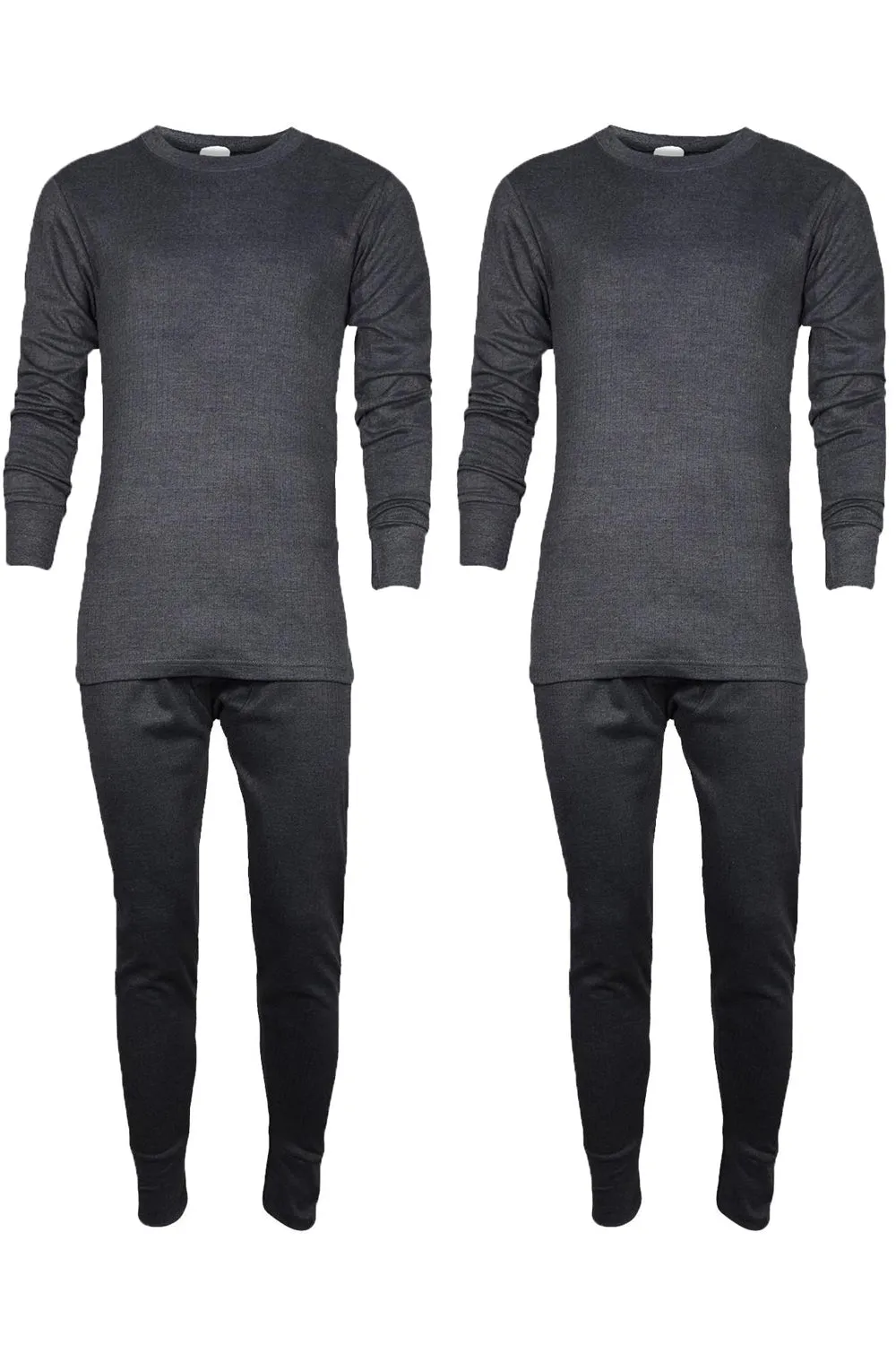 2 Pack Mens Premium Quality Thermal Long Johns Full Set