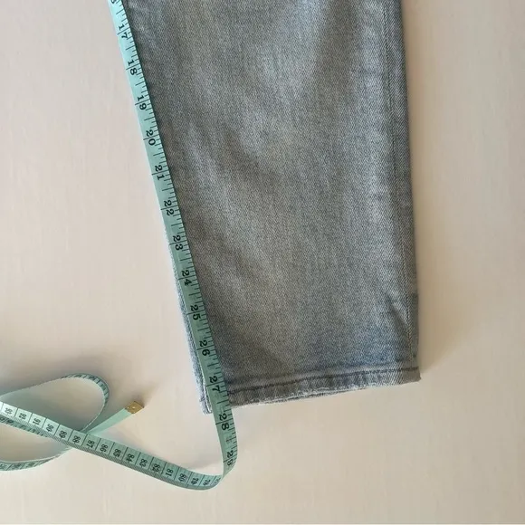 7 For All Mankind Josefina Feminine Boyfriend Jeans Skinny 31 Button Fly