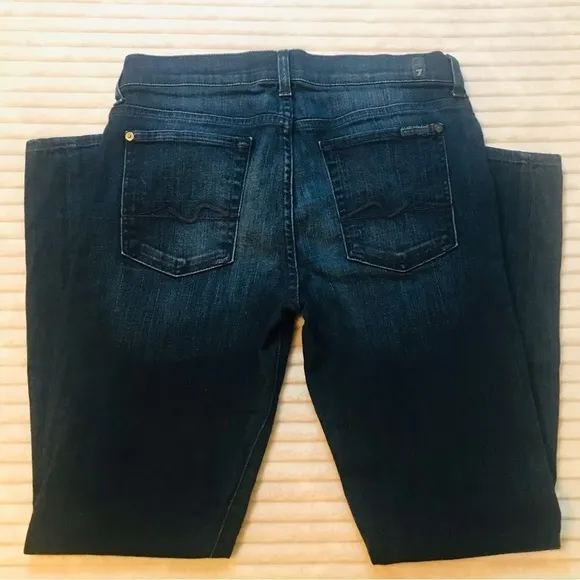 7FAM 7 For All Mankind Distressed Josefina Skinny Boyfriend Jeans Women’s 25 0