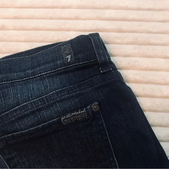 7FAM 7 For All Mankind Distressed Josefina Skinny Boyfriend Jeans Women’s 25 0