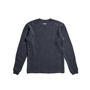 ADDICT Clothes - Heavy Weight Waffle Crew - Dark Grey