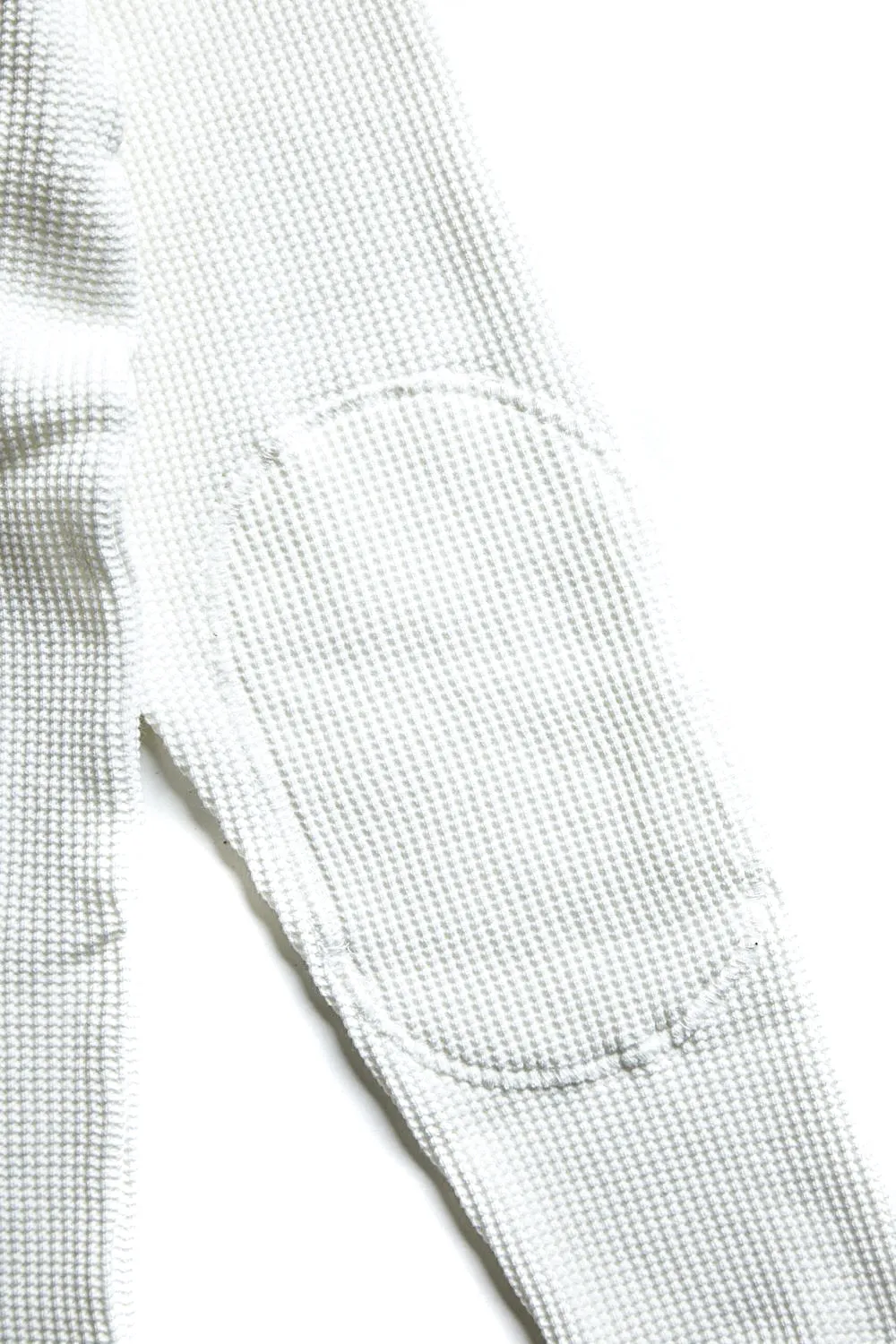 ADDICT Clothes - Heavy Weight Waffle Crew - White