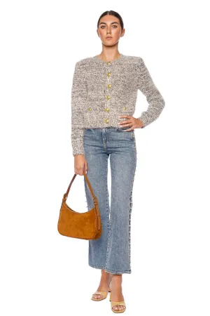 Amelia Pearl Embellished Cut Out Jean