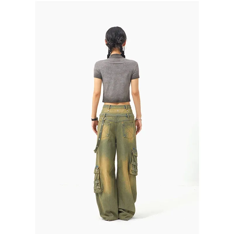 American Retro Hiphop Boyfriend Jeans