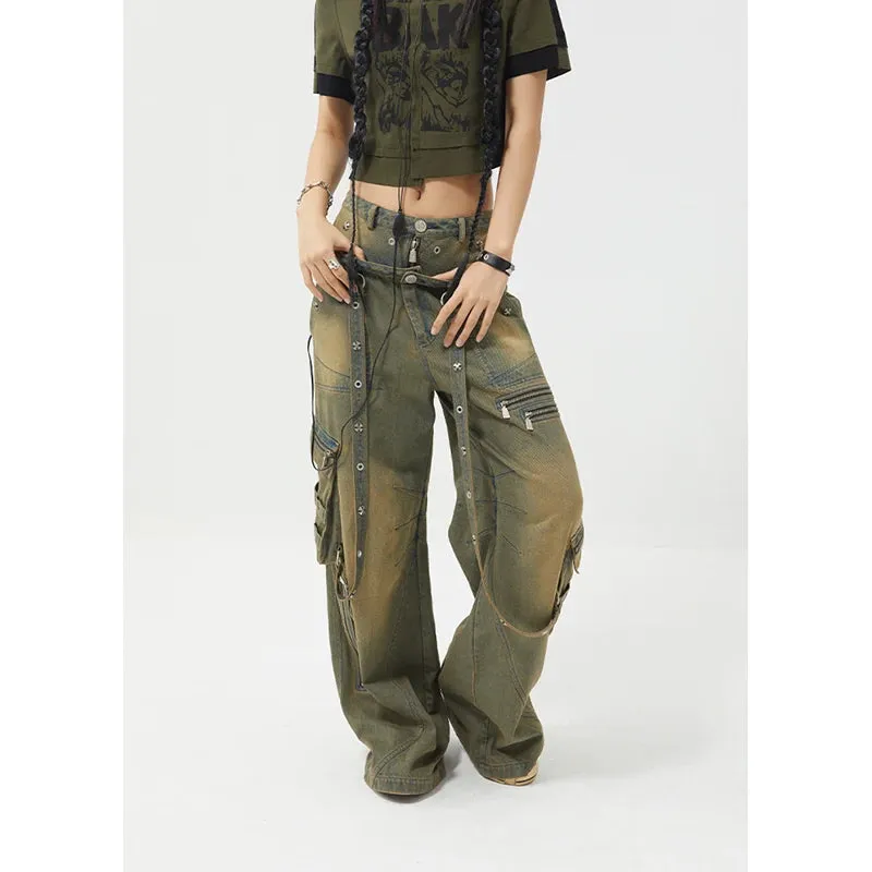 American Retro Hiphop Boyfriend Jeans