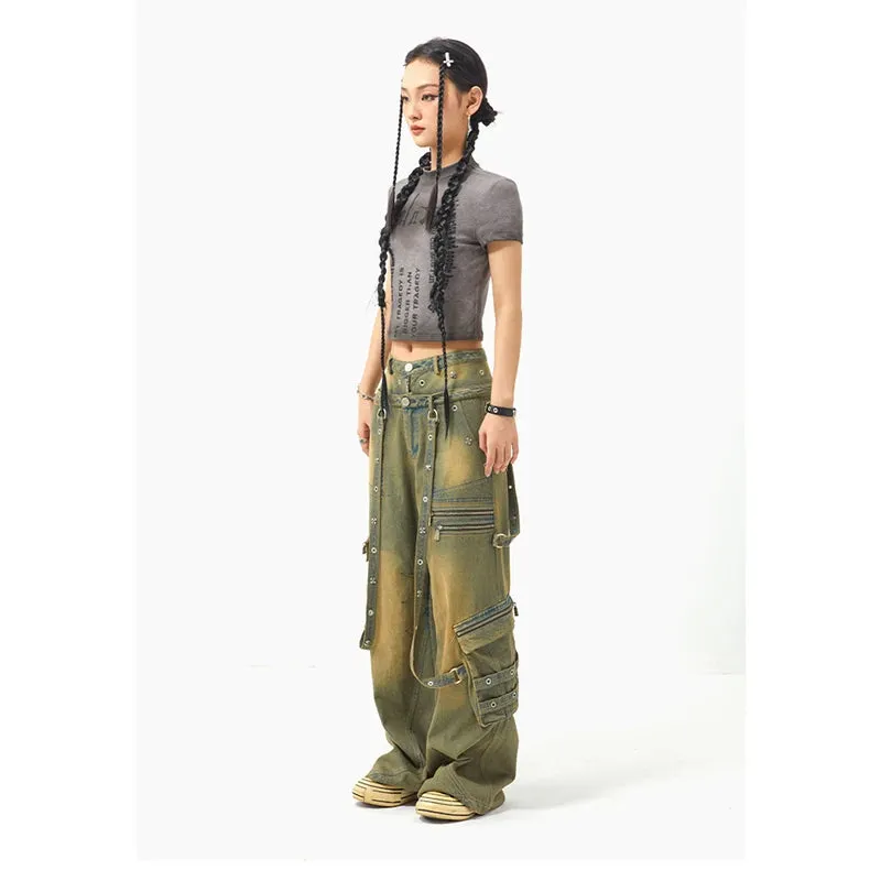 American Retro Hiphop Boyfriend Jeans