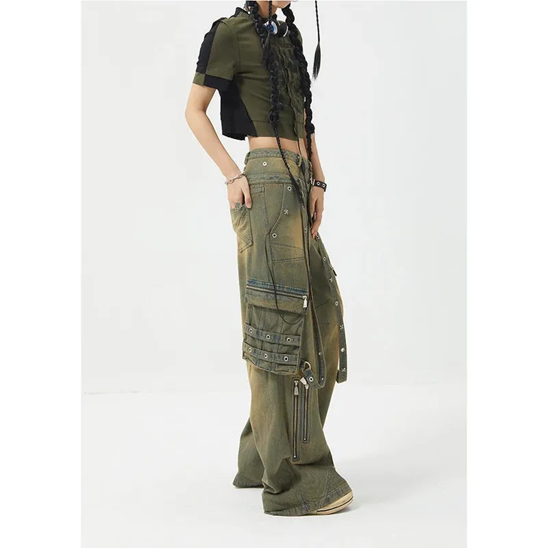 American Retro Hiphop Boyfriend Jeans
