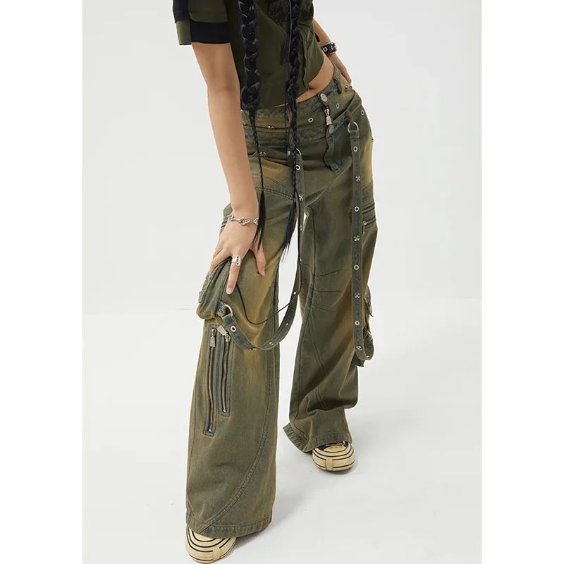 American Retro Hiphop Boyfriend Jeans