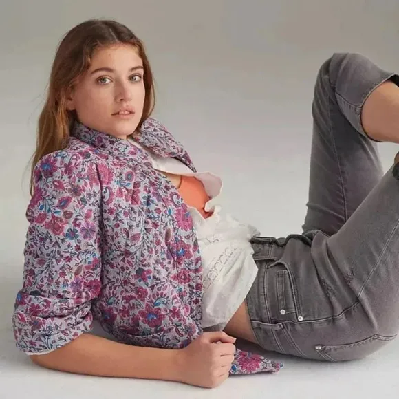 Anthro/Pilcro The Borrowed Boyfriend Gray Jeans