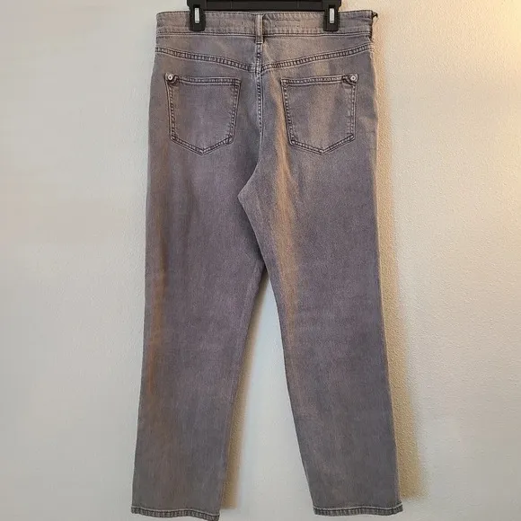 Anthro/Pilcro The Borrowed Boyfriend Gray Jeans