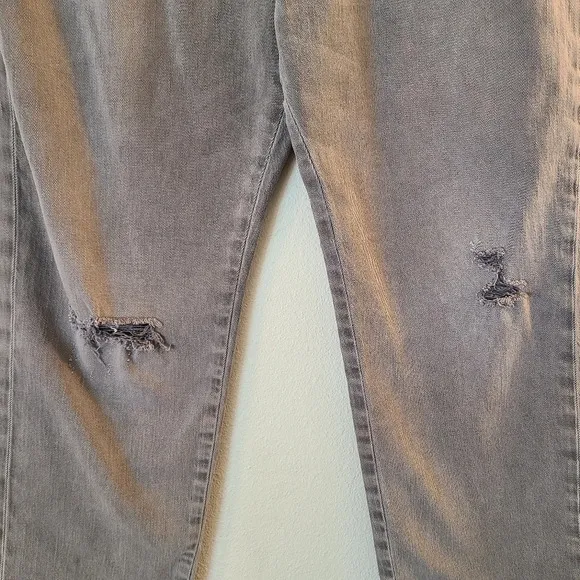 Anthro/Pilcro The Borrowed Boyfriend Gray Jeans
