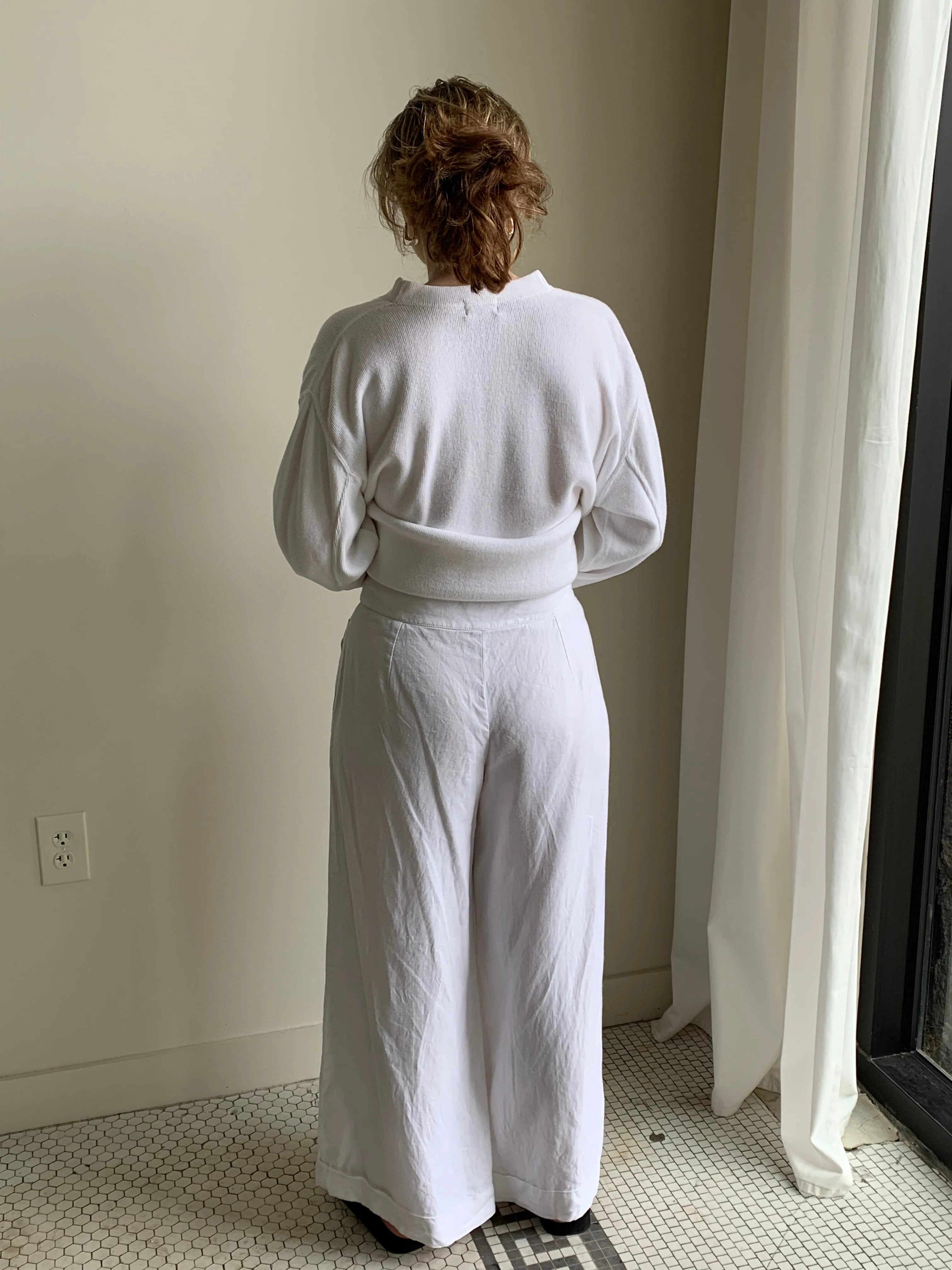 Armani Collezioni linen trousers pants