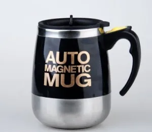 Automatic Self Stirring Magnetic Mug 304 Stainless Steel Thermal Cups-Jennyhome
