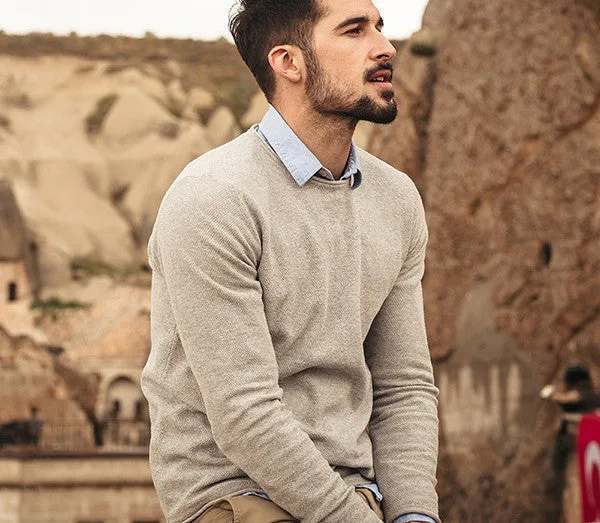 Autumn Winter Casual Sweater Men Fashion long Sleeve pullovers MY2015