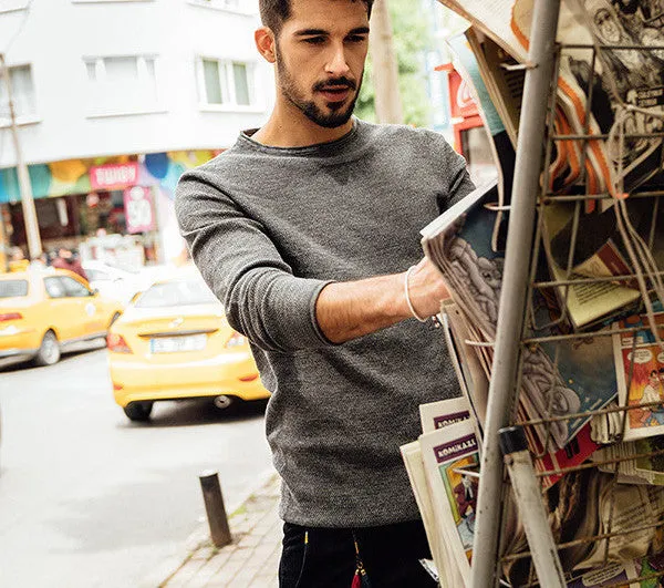 Autumn Winter Casual Sweater Men Fashion long Sleeve pullovers MY2015
