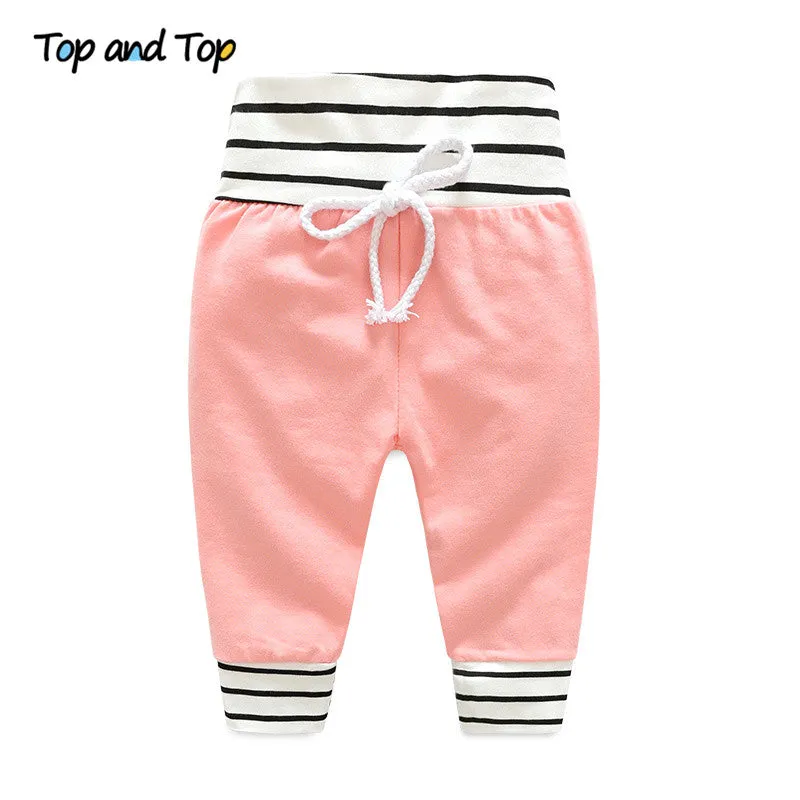 Baby Hooded Sweatshirt Striped Pants