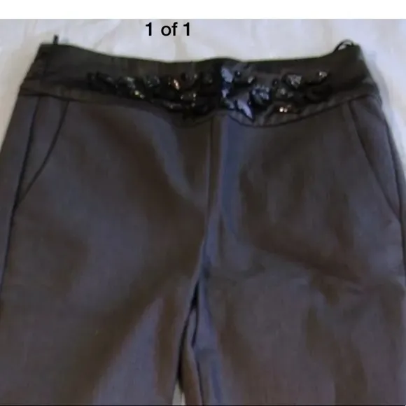 Badgley MISCHKA**Embellished Gray Jeans**US 2