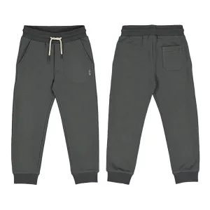 Basic Cuffed Fleece Trousers-Beluga 742