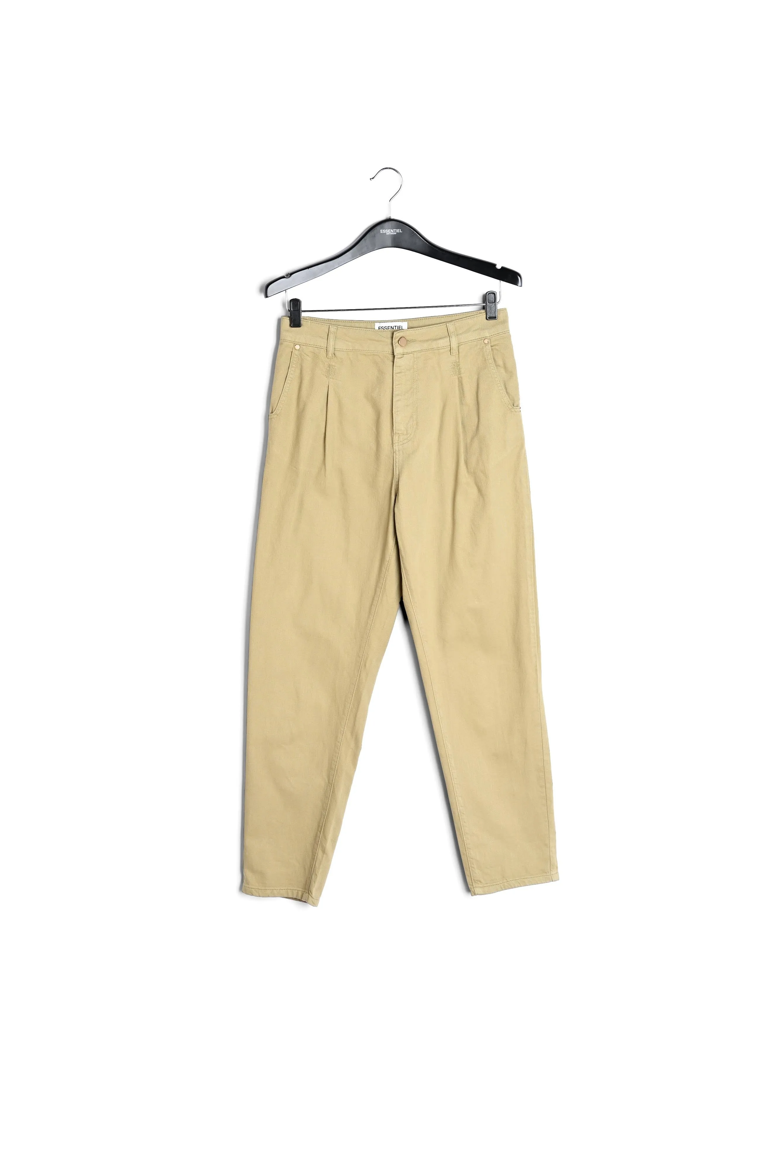 Beige denim boyfriend jeans