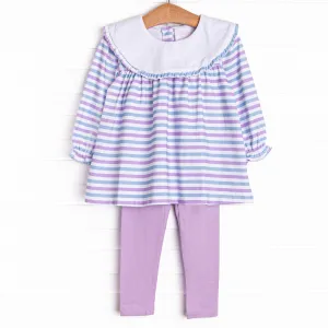 Berry Bliss Legging Set, Purple