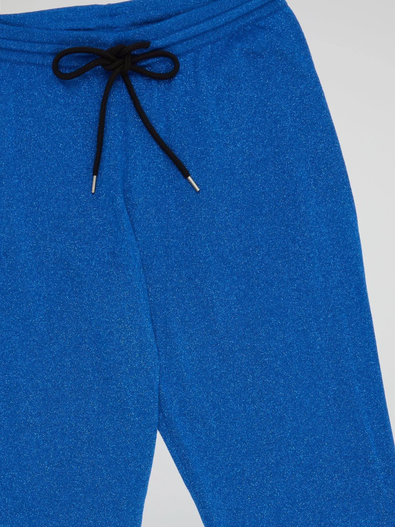 Blue Drawstring Cuffed Pants