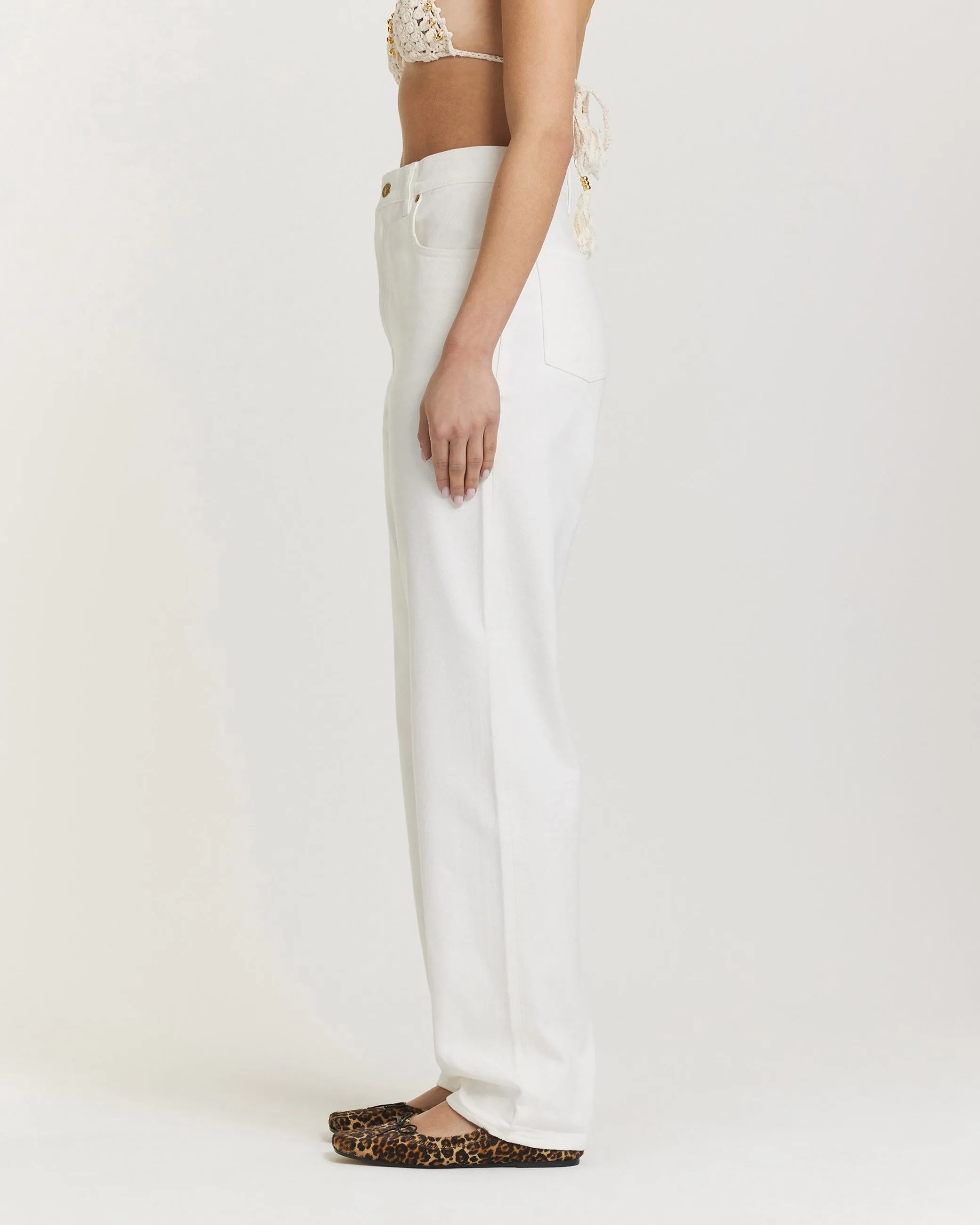 Boyfriend jeans - Ecru
