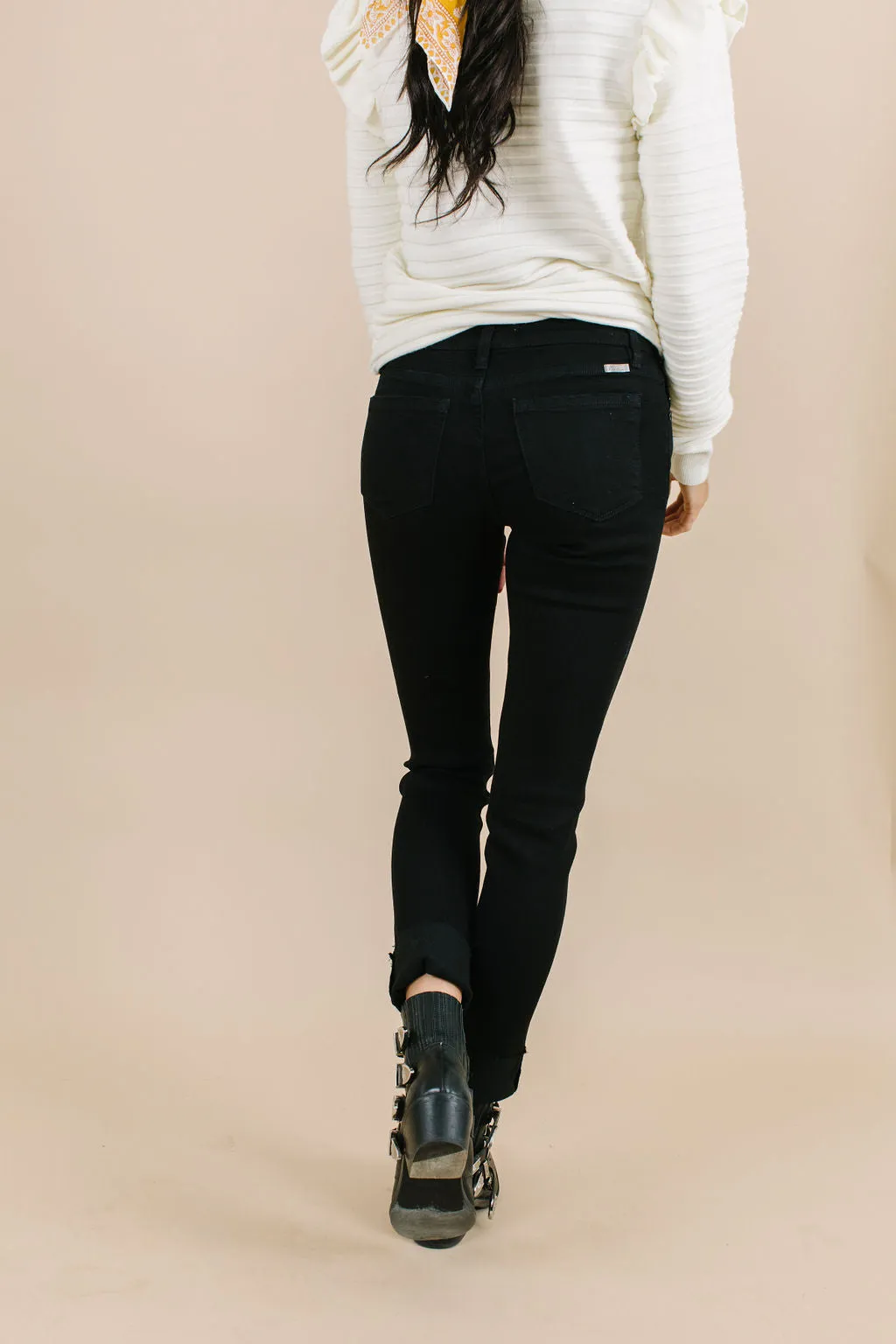 Boyfriend Kancan Jeans - Destroyed Black