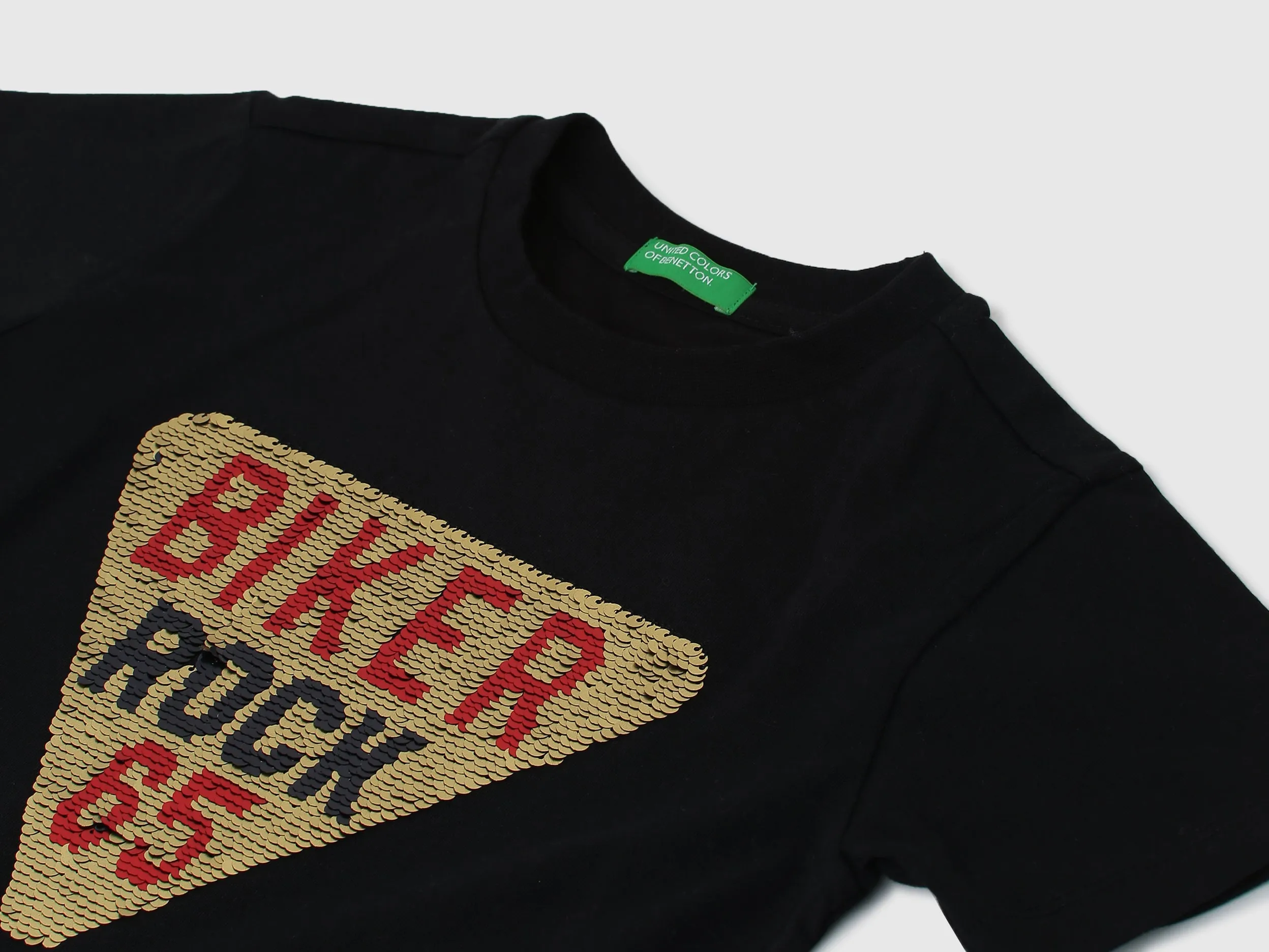 Boys Embellished Round Neck T-Shirt