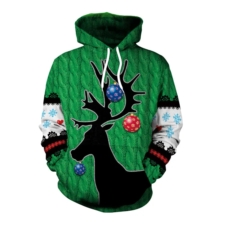 Brilliant 3D Graffiti Ugly Christmas Unisex Sweater