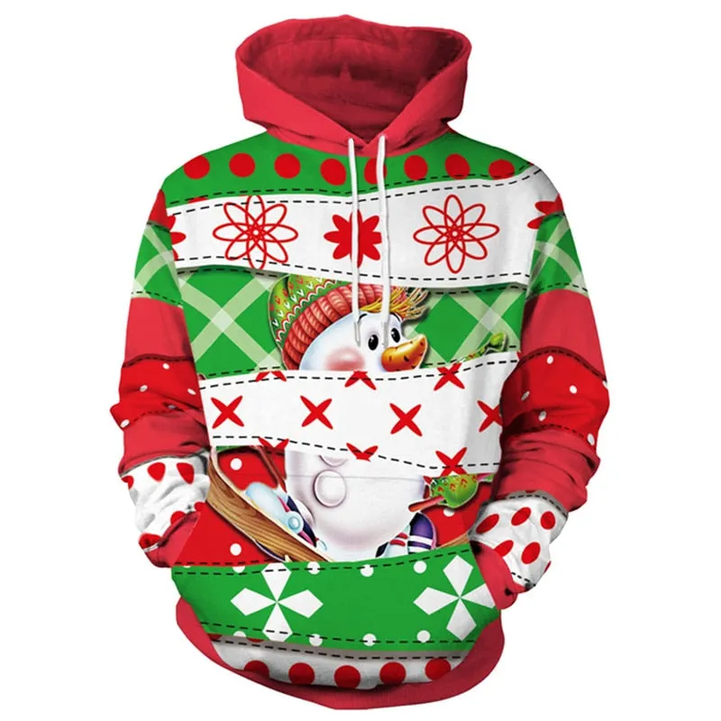 Brilliant 3D Graffiti Ugly Christmas Unisex Sweater