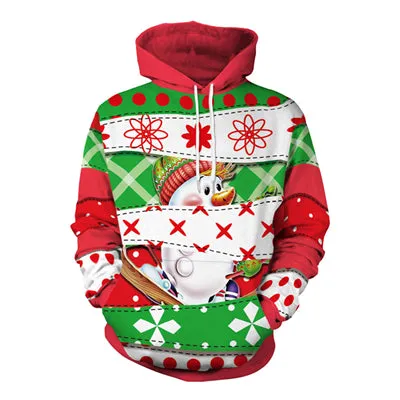 Brilliant 3D Graffiti Ugly Christmas Unisex Sweater