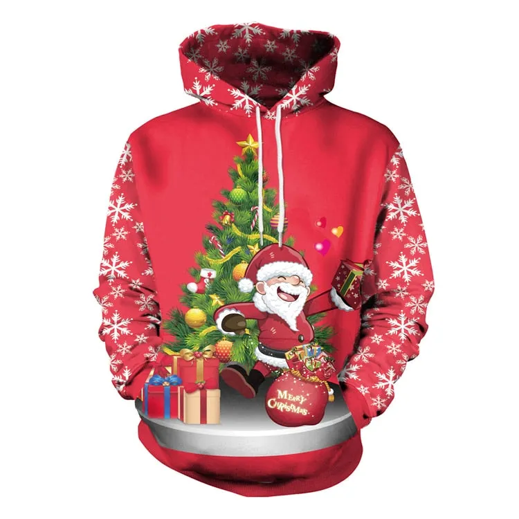 Brilliant 3D Graffiti Ugly Christmas Unisex Sweater