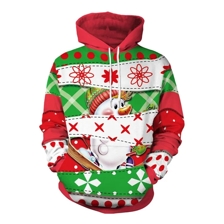 Brilliant 3D Graffiti Ugly Christmas Unisex Sweater