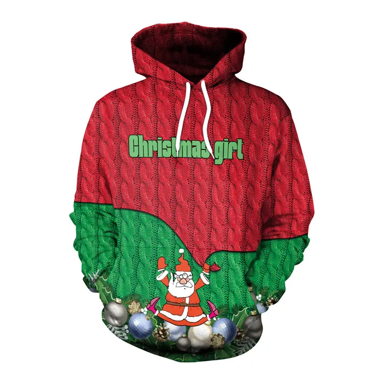 Brilliant 3D Graffiti Ugly Christmas Unisex Sweater