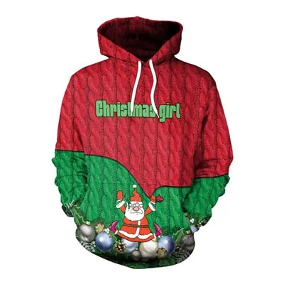 Brilliant 3D Graffiti Ugly Christmas Unisex Sweater