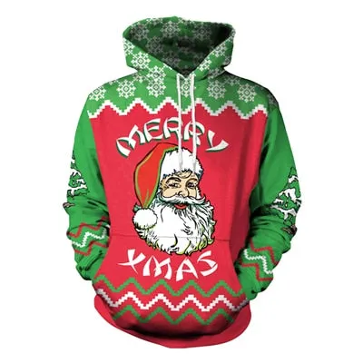 Brilliant 3D Graffiti Ugly Christmas Unisex Sweater