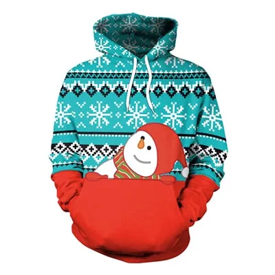 Brilliant 3D Graffiti Ugly Christmas Unisex Sweater