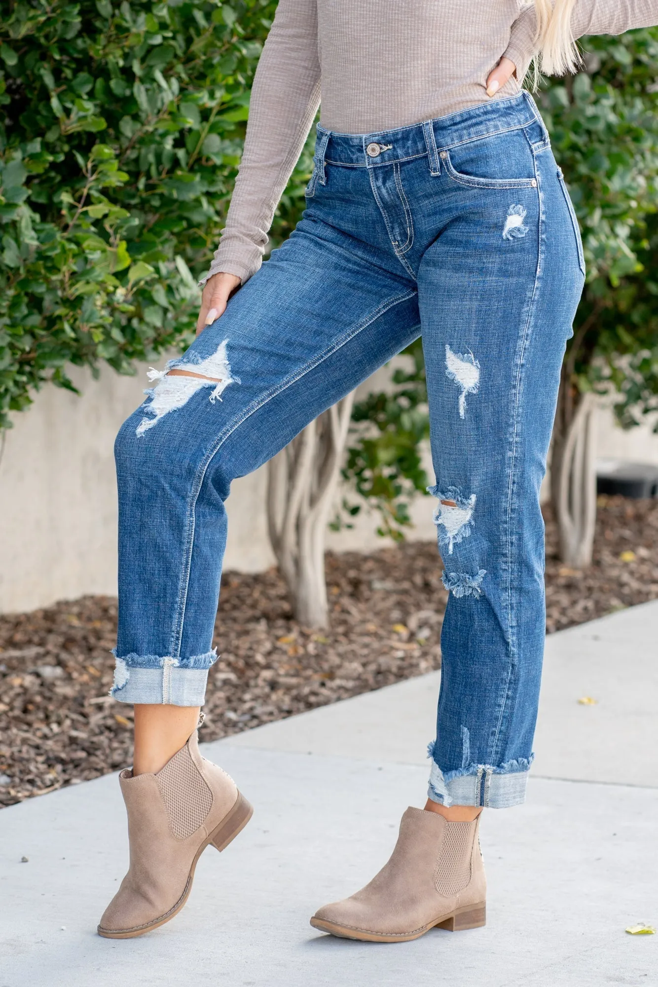 Brooklyn Mid Rise Boyfriend Regular & Plus Sizes