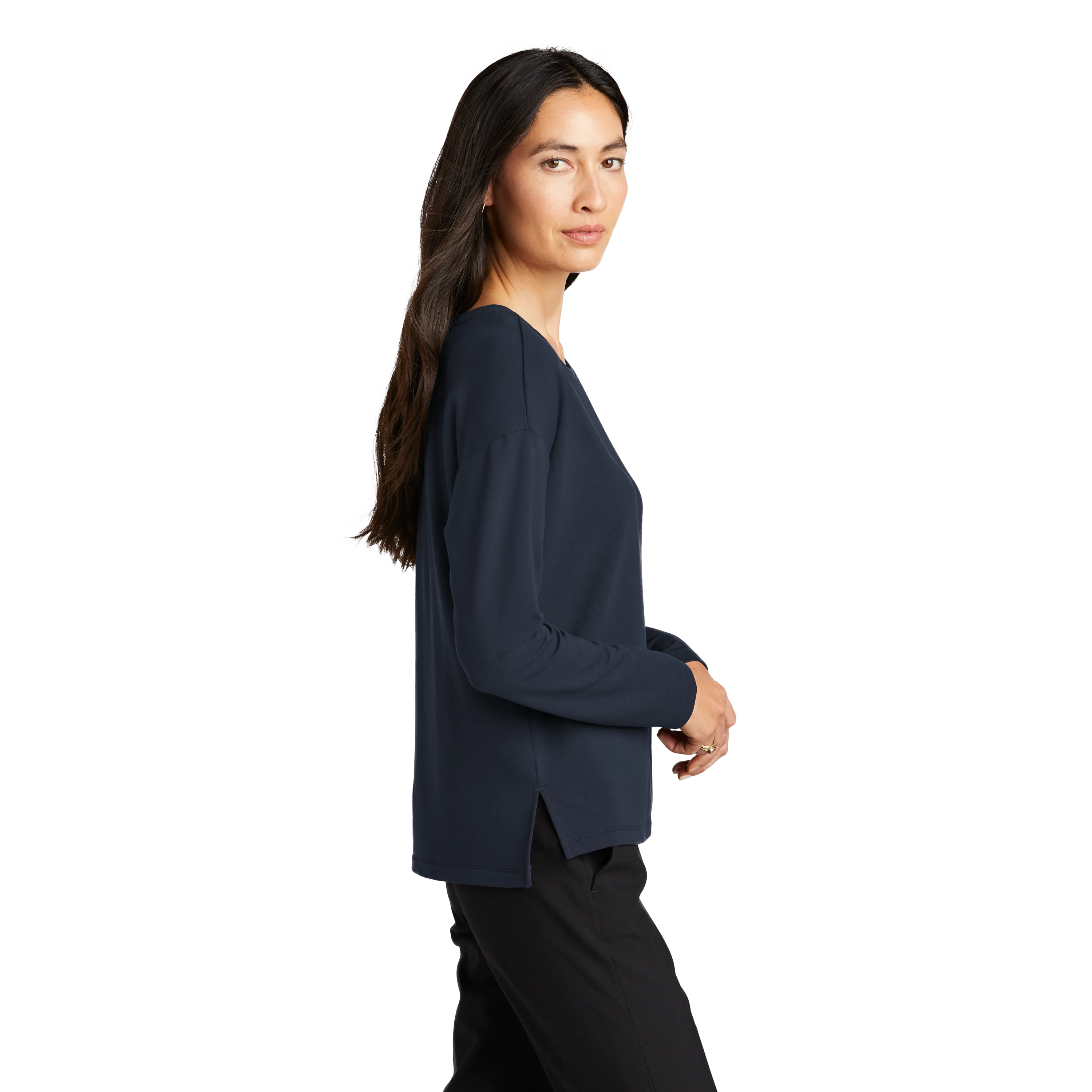 C2511W Women's Stretch Drop Shoulder Pullover