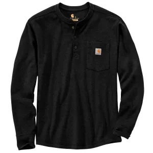 Carhartt 104429 Men's Relaxed Fit Heavyweight LS Henley Pocket Thermal Shirt