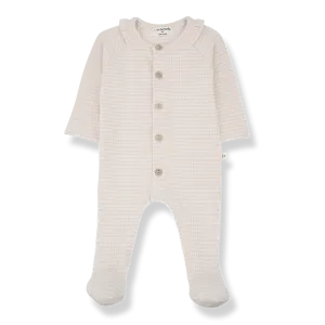 Cari Nude Striped Jumpsuit