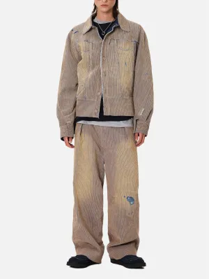 Carid Aging Trousers - Beige