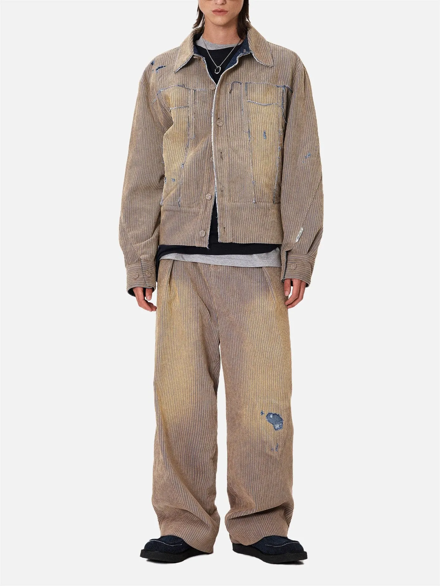 Carid Aging Trousers - Beige