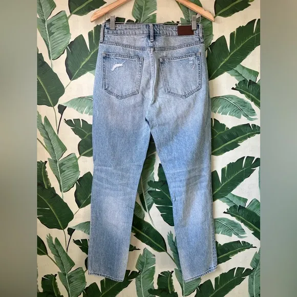 Carly Jean Los Angeles Topanga Distressed Boyfriend Jeans Size 3 28