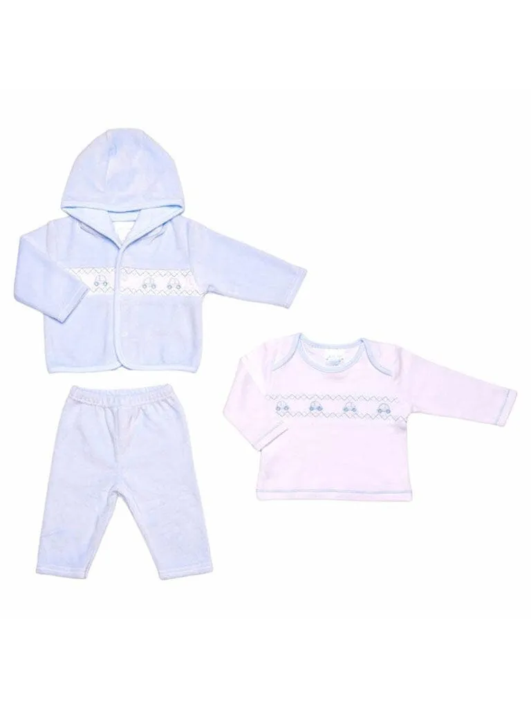 Cars 3 Piece velour Gift Set: Trousers, Top & Jacket