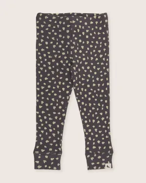 Charcoal Grey Animal Print Leggings