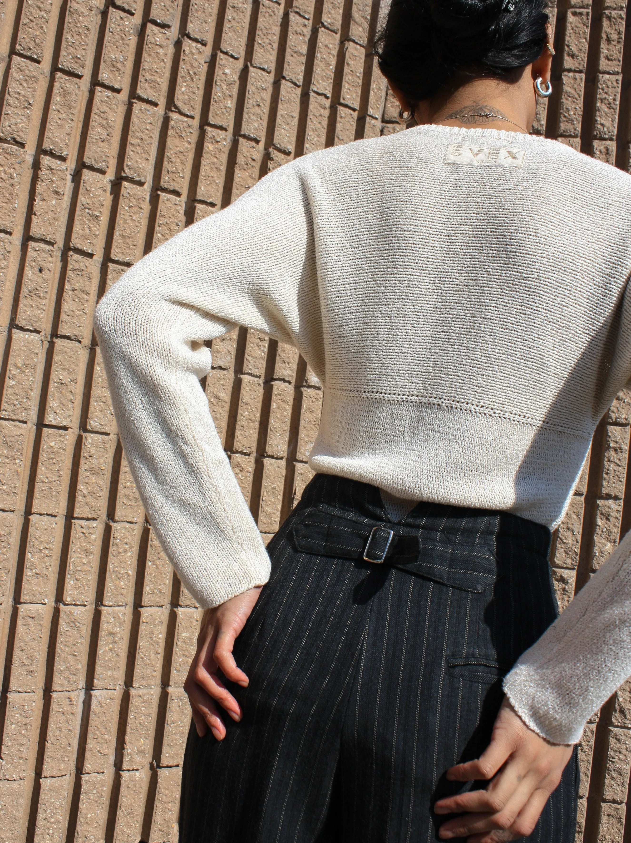 Charcoal Pinstriped Trousers