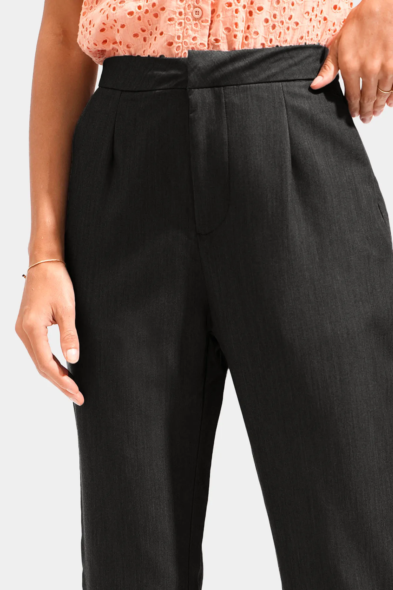 Closet Staples Cuffed Ankle Length Trousers