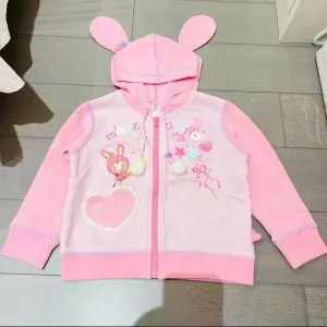 Colorful Baby Girl Hooded Sweatshirt