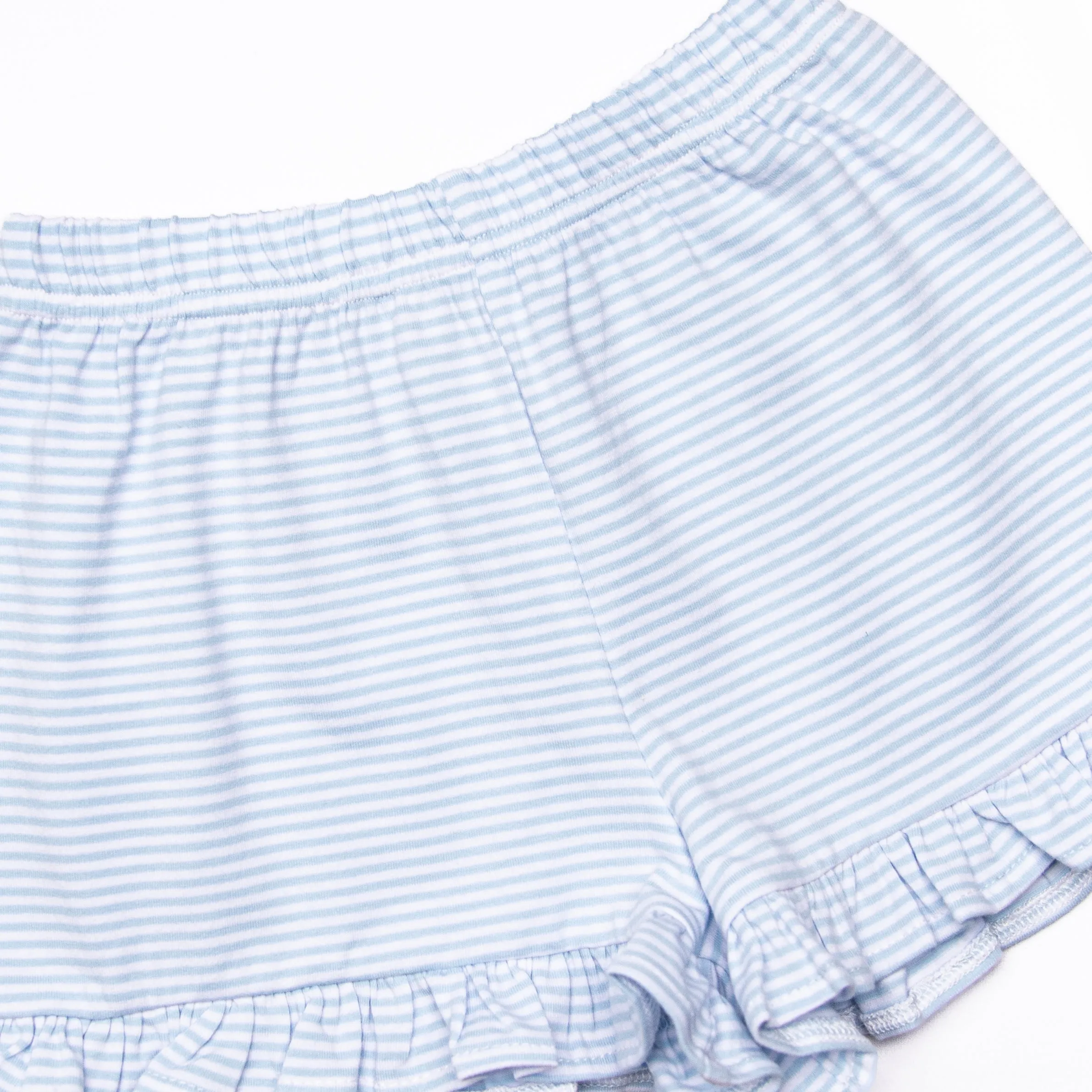 Costume Contest Ruffle Short Set, Blue